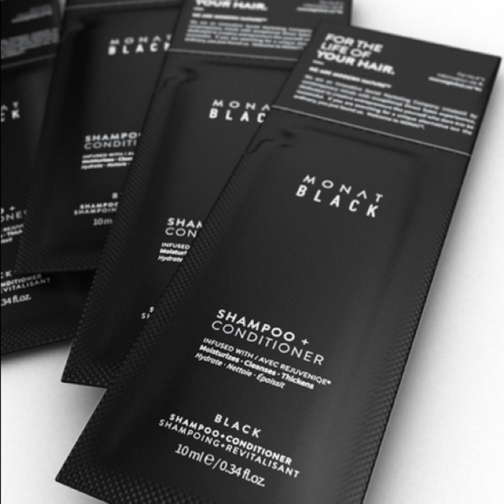 MONAT BLACK 2-in-1 Shampoo + Conditioner.